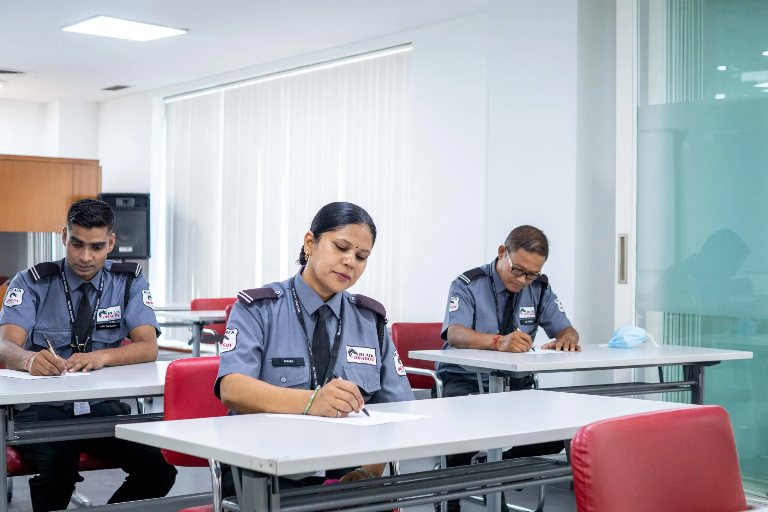 security guard training session
